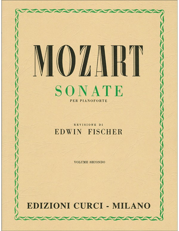 SONATE PER PIANOFORTE VOLUME SECONDO - MOZART