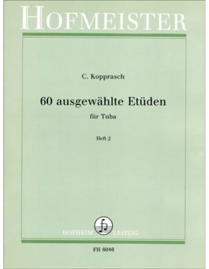 60 AUSGEWAHLTE ETUDEN FUR TUBA HEFT 2 - C. KOPPRASCH