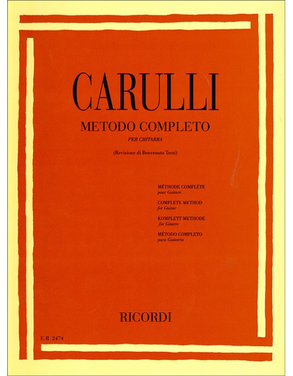 METODO COMPLETO PER CHITARRA - CARULLI