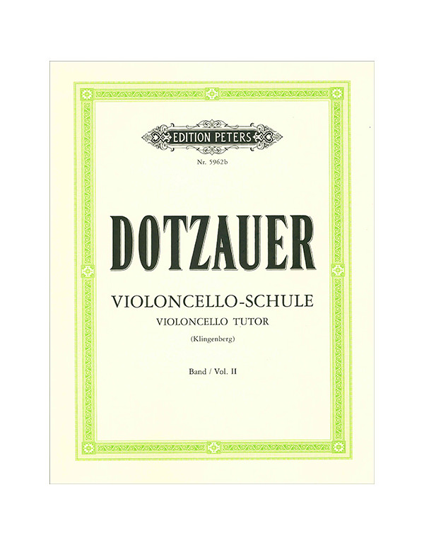 VIOLONCELLO TUTOR VOLUME II - DOTZAUER