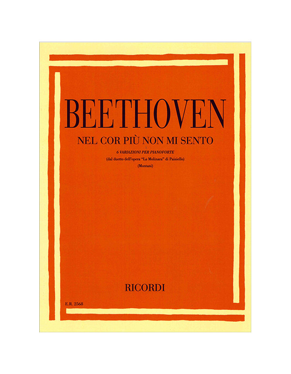 NEL COR PIU NON MI SENTO PER PIANOFORTE - BEETHOVEN