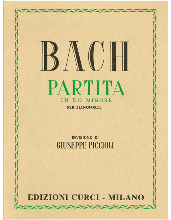 PARTITA IN DO MINORE PER PIANOFORTE - BACH