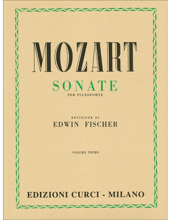 SONATE PER PIANOFORTE VOLUME PRIMO - MOZART