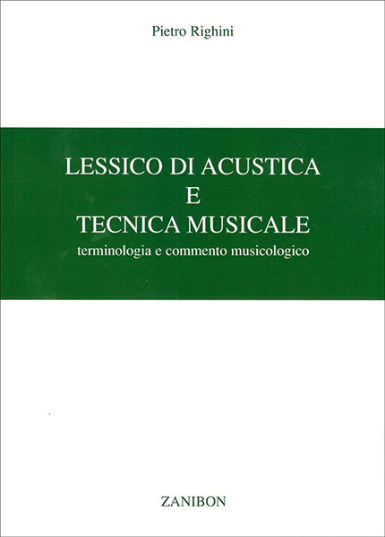 Lessico Di Acustica E Tecnica Musicale