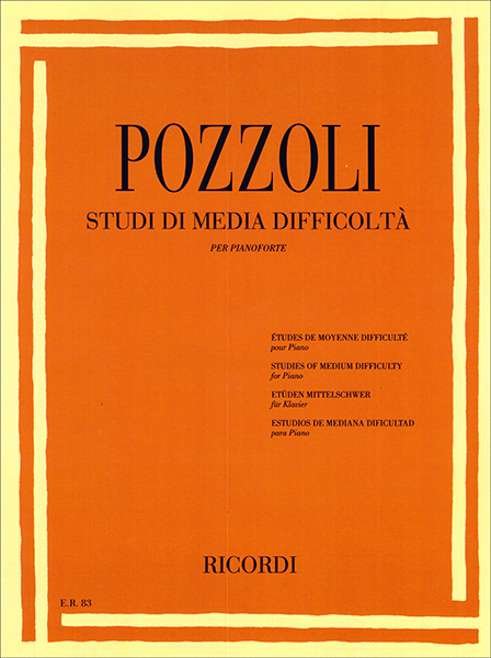 STUDI DI MEDIA DIFFICOLTA' PER PIANOFORTE POZZOLI