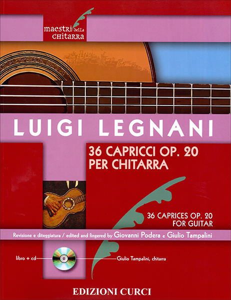 LUIGI LEGNANI 36 CAPRICCI OP. 20 PER CHITARRA