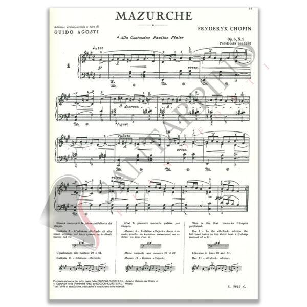 MAZURCHE - CHOPIN