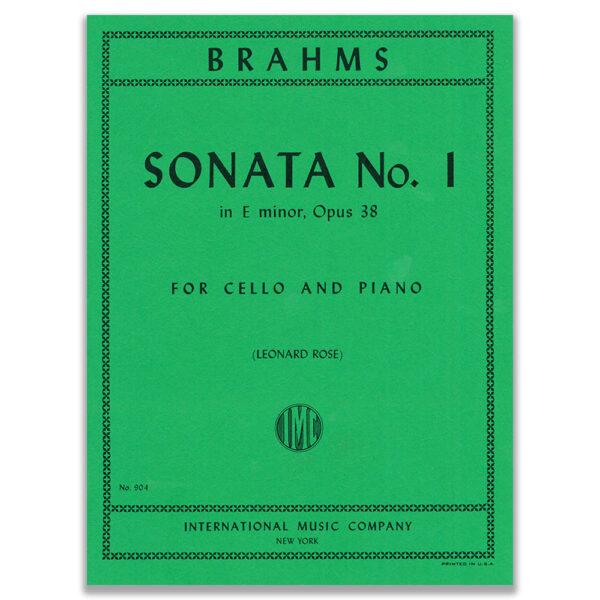 BRAHMS - SONATA N. 1 IN E MINOR, OPUS 38