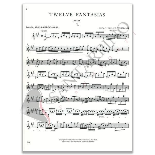 TELEMANN - 12 FANTASIE