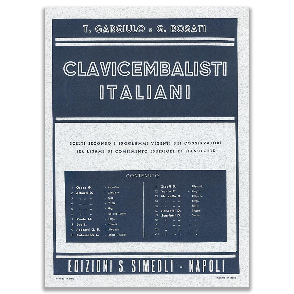 CLAVICEMBALISTI ITALIANI - T.GARGIULO E G. ROSATI