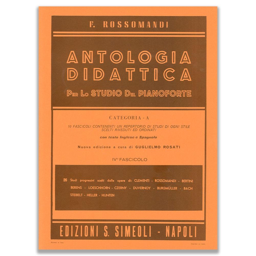 ROSSOMANDI - ANTOLOGIA DIDATTICA CATEGORIA A FASCICOLO 4