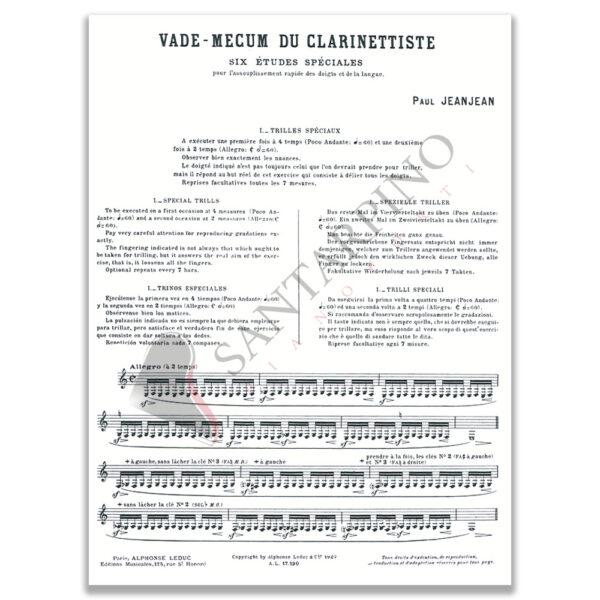 VADEMECUM DU CLARINETTISTE