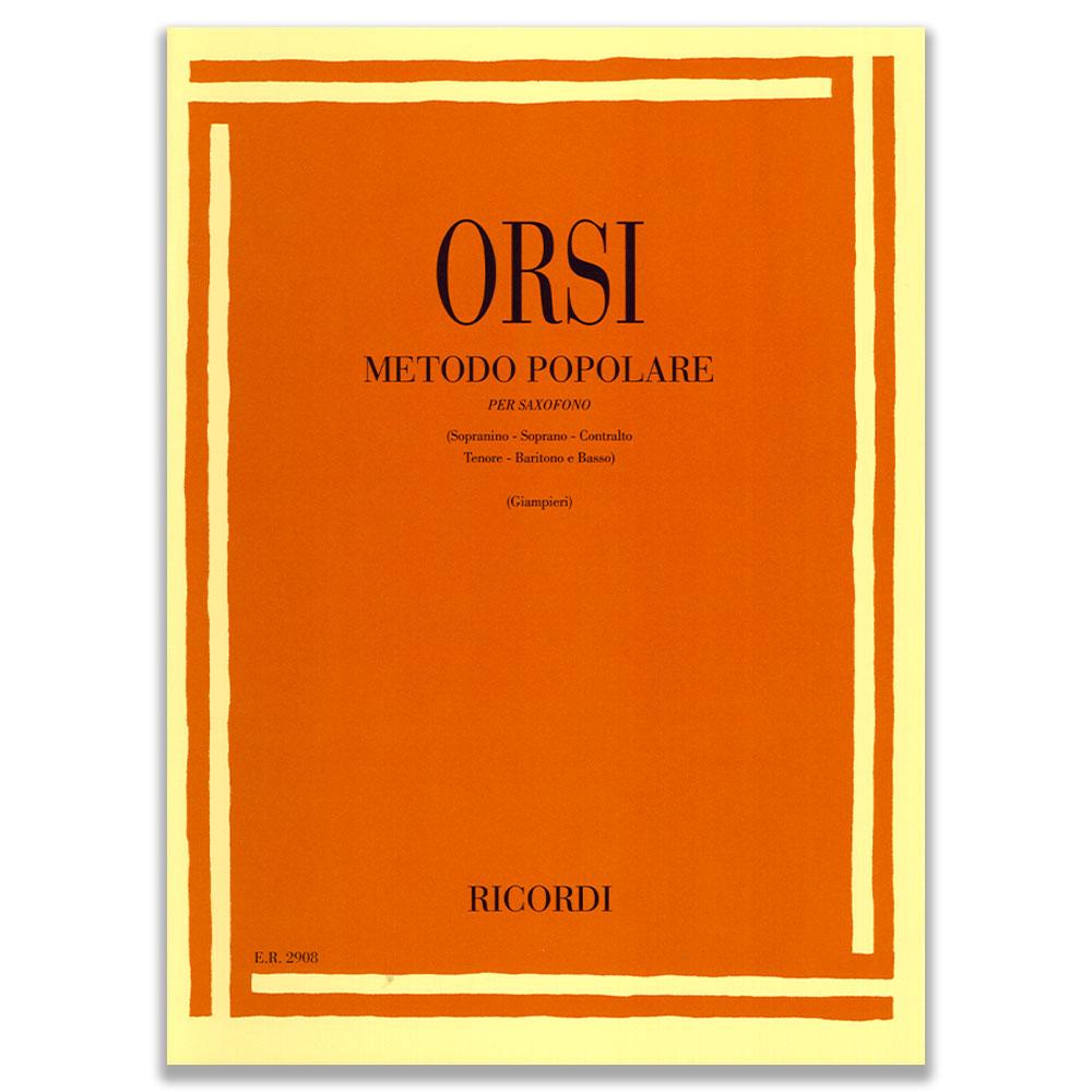 METODO POPOLARE PER SASSOFONO - ROMEO ORSI