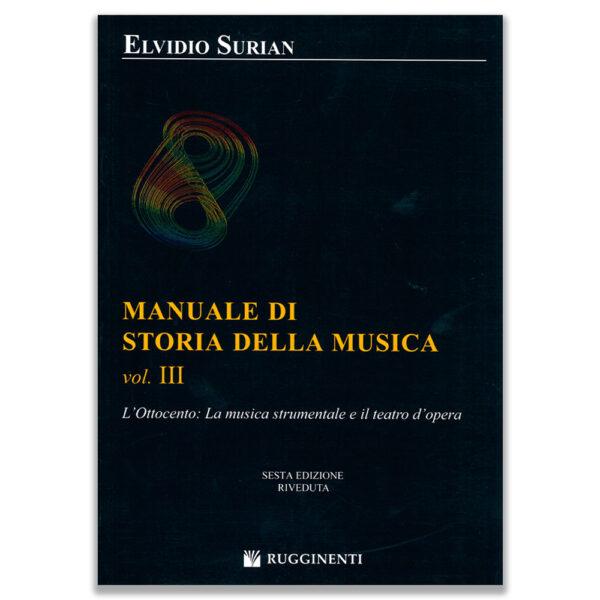 MANUALE DI STORIA DELLA MUSICA VOL. 3 - SURIAN