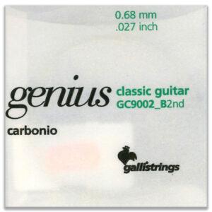 CORDA GENIUS PER CHITARRA CLASSICA GC9002_B 2nd IN CARBONIO GALLISTRINGS