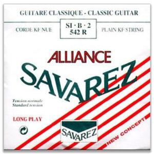 CORDA PER CHITARRA CLASSICA ALLIANCE SAVAREZ SI-B 542 R TENSIONE NORMALE ROSSA